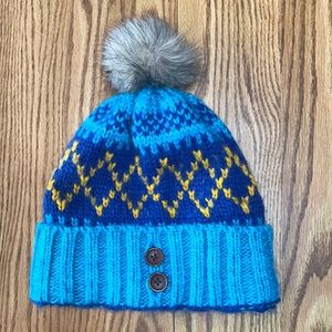 Moon Shadow Blue Toboggan - Cozy & Warm! EUC.